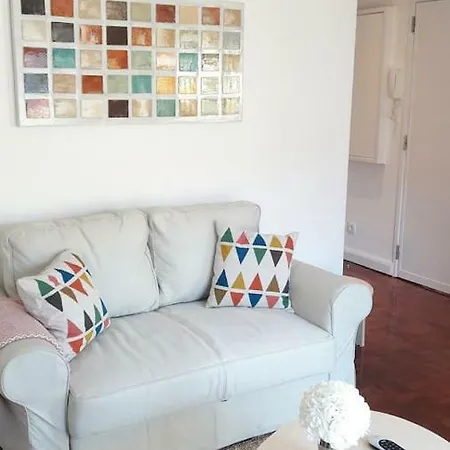 Modern Cosy Flat With Terrace In Campo De Ourique. Daire